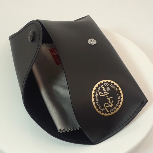 🖤RAY-BAN🖤SUNGLASSES CASE WITH DUST CLOTH - Picture 7 of 10